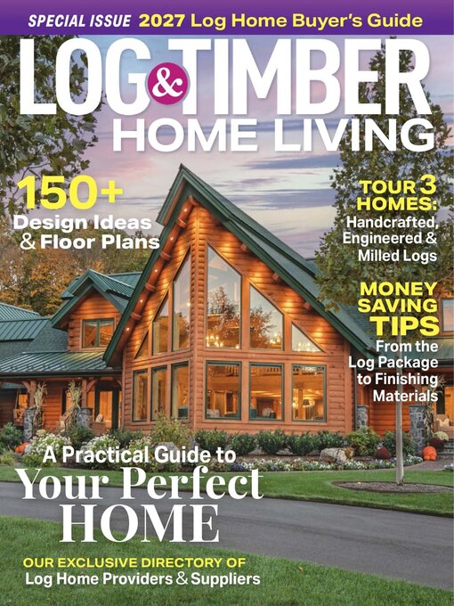 Cover image for Log and Timber Home Living